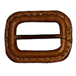 20 mm leather covered buckle no pin